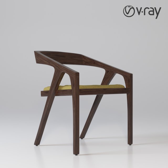 mim chair 01 3D Model .c4d .max .obj .3ds .fbx .stl .blend 