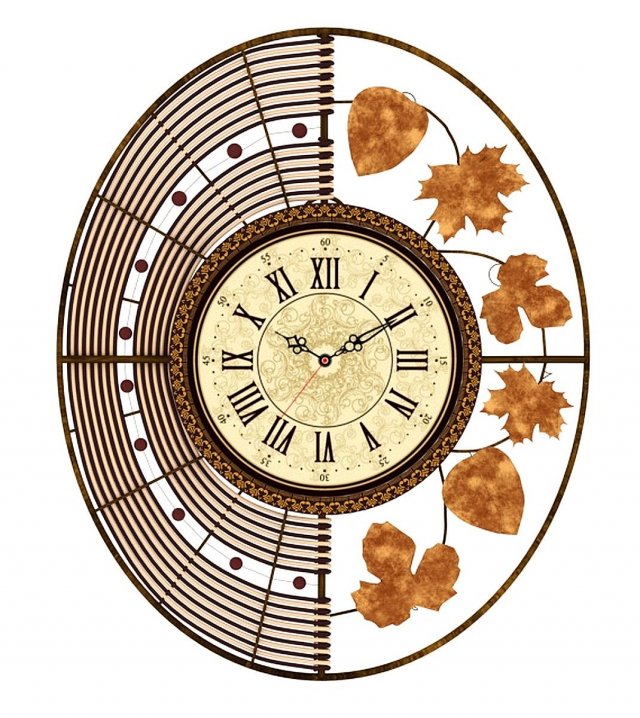 wall clock 3D Модель .c4d .max .obj .3ds .fbx .stl .blend