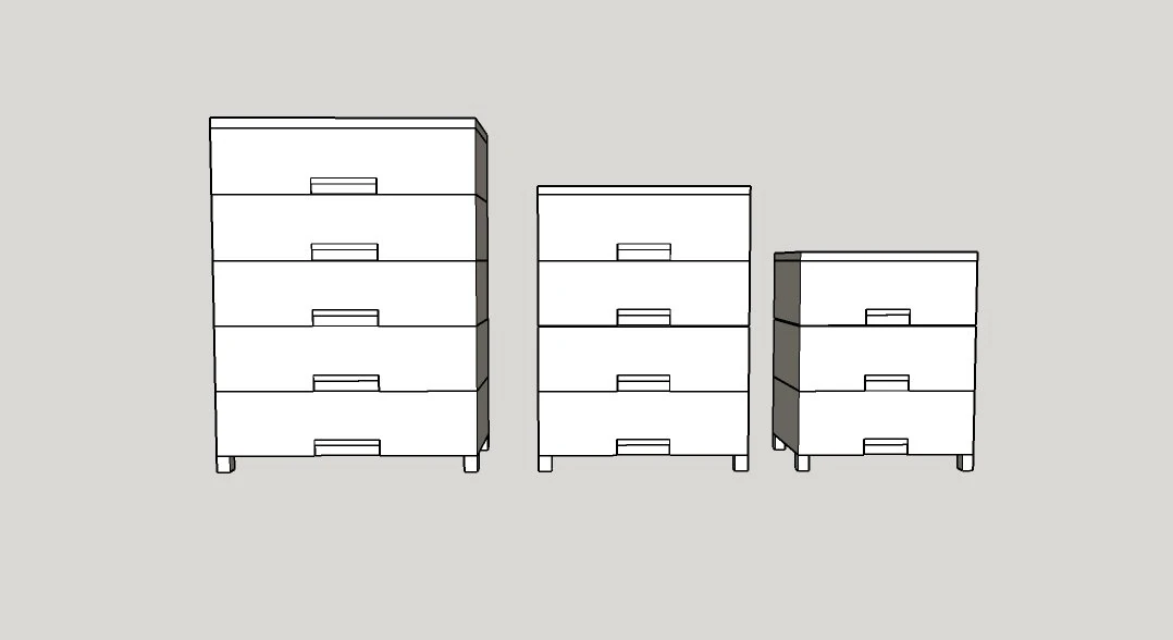 simple beige furniture 3D Model .c4d .max .obj .3ds .fbx .stl .blend