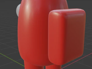 among us - red 3D Model