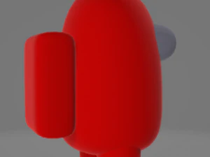among us - red 3D Model