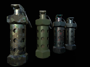 stun granade flashbang Modelo 3D