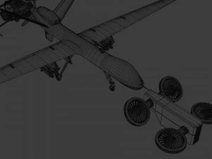 Kitbash Drones 3D Model