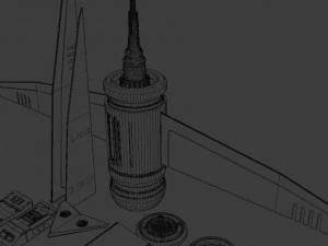 Kitbash Drones 3D Model