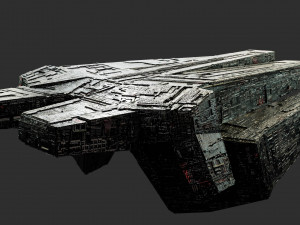 Sci-fi s kitbash pack low poly Modelo 3D