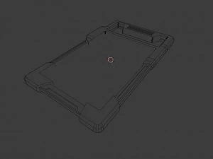Sci-fi tablet Low-poly 3D Model