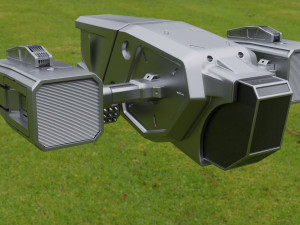 Sci-fi drone Free 3D Model