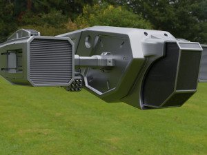 Sci-fi drone Free Modelo 3D