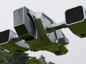 Sci-fi drone Free 3D Model