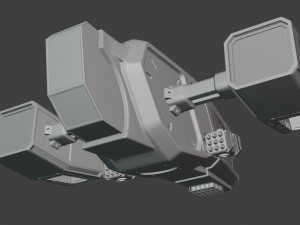Sci-fi drone Free Modelo 3D