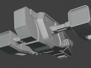 Sci-fi drone Free 3D Model