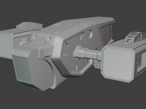 Sci-fi drone Free Modelo 3D