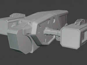 Sci-fi drone Free 3D Model