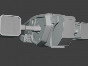 Sci-fi drone Free Modelo 3D
