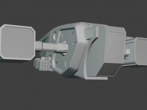Sci-fi drone Free 3D Model