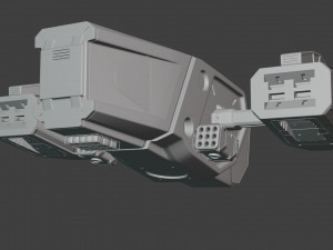 Sci-fi drone Free Modelo 3D