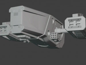 Sci-fi drone Free 3D Model