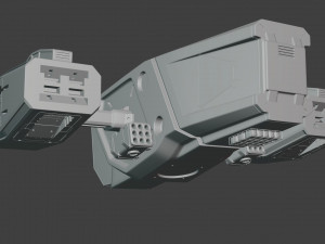 Sci-fi drone Free Modelo 3D