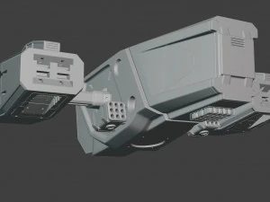 Sci-fi drone Free 3D Model