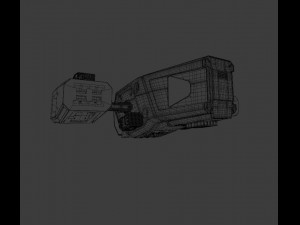 Sci-fi drone Free Modelo 3D