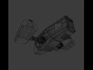 Sci-fi drone Free Modelo 3D