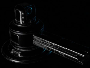 Sci-fi cannon 3D Model