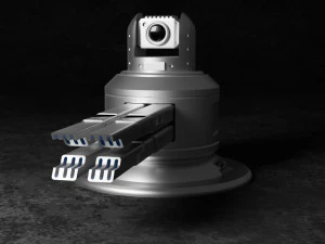 Sci-fi cannon 3D Model