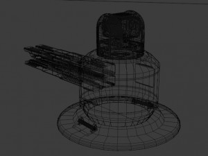 Sci-fi cannon Modelo 3D