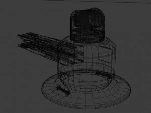 Sci-fi cannon 3D Model