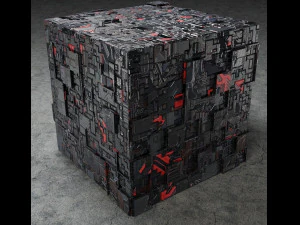 SFキューブ 3Dモデル