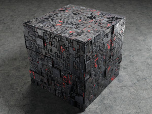 Sci-fi cube Modelo 3D