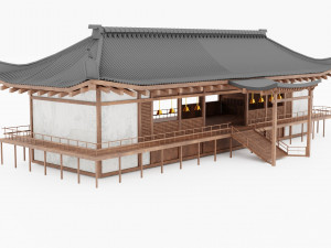JAPAN TRADITIONAL BUILDING Low-poly Modelo 3D