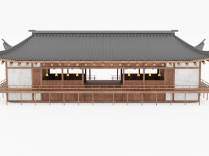 JAPAN TRADITIONAL BUILDING Low-poly 3D Model