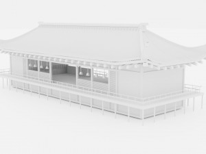 JAPAN TRADITIONAL BUILDING Low-poly 3D Model