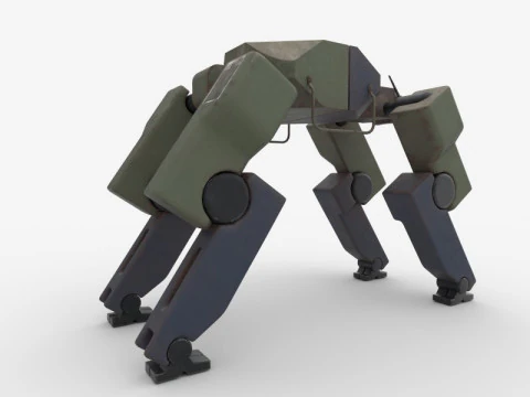 Robot Dog 3D Model