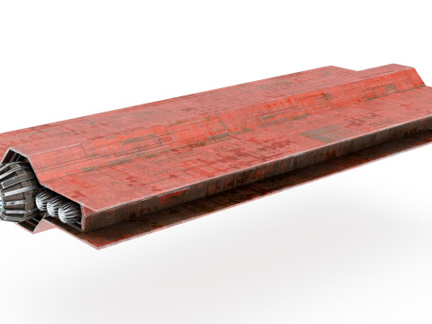 Lightweight space transporter 3D-Modell