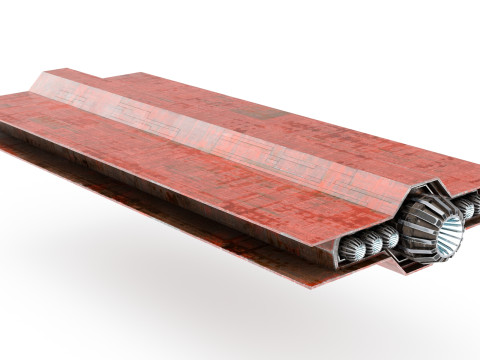 Lightweight space transporter 3D-Modell