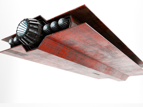 Lightweight space transporter 3D-Modell