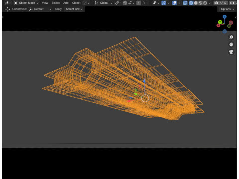 Lightweight space transporter 3D-Modell