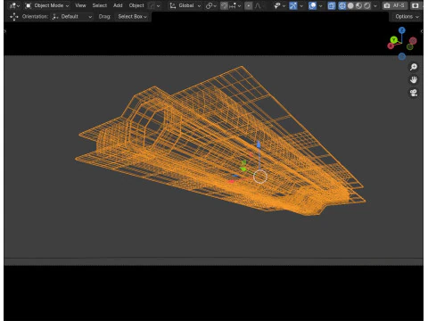 Lightweight space transporter 3D Model