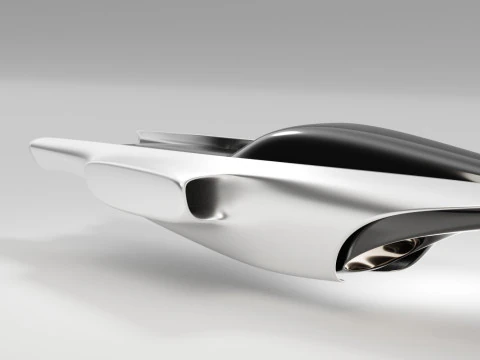 Nave espacial corredor espacial Modelo 3D