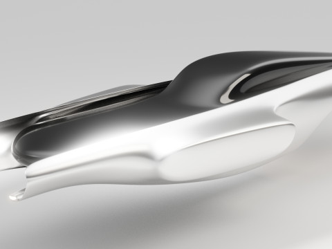 Space Racer Spaceship Modèle 3D