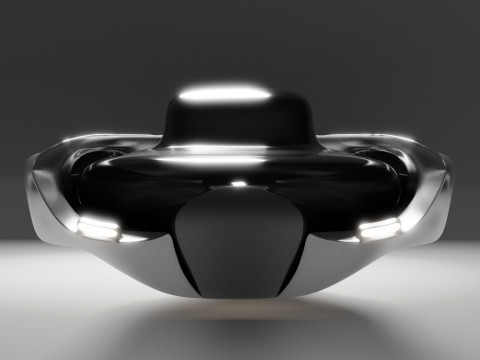 Space Racer Spaceship Modèle 3D