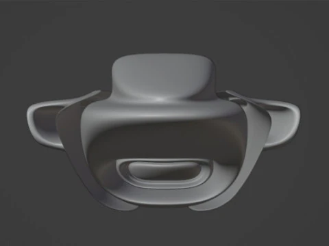 Space Racer Spaceship 3D Model