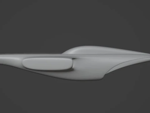 Space Racer Spaceship 3D Model