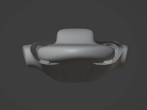 Space Racer Spaceship 3D Model