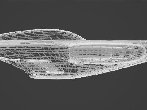 Space Racer Spaceship Modèle 3D