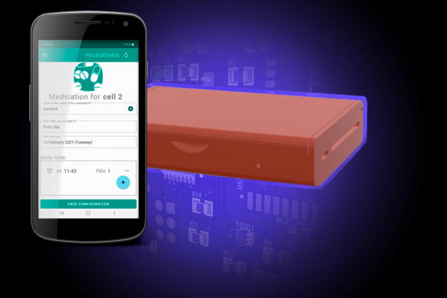 electronic pills organizer Modèles 3D en vedette .c4d .max .obj .3ds .fbx .stl .blend 