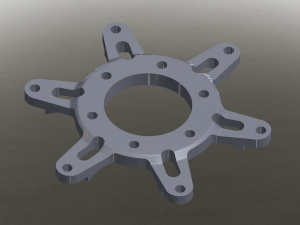 disk brake holder 3D प्रिंट मॉडल