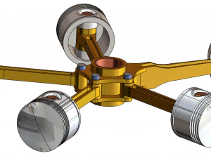 rotary engine 3D Print Model
